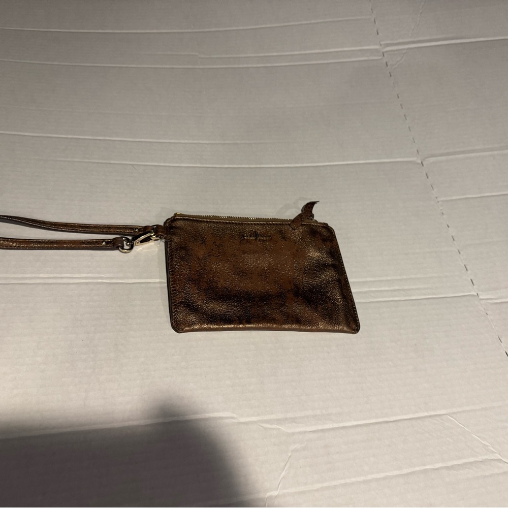 Elegant Brown Wristlet Clutch